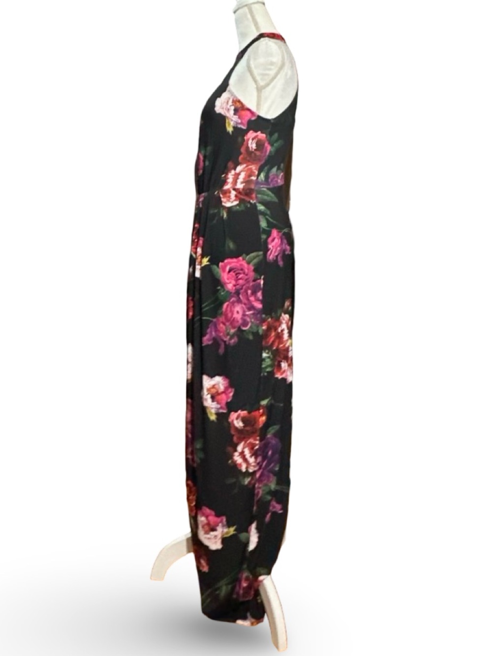 VENUS Floral Halter Neck Tulip Hem Maxi Dress - XS - Picture 5 of 15